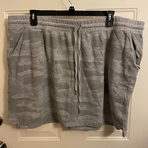 Women’s Plus Casual Sweat-Style Skirt